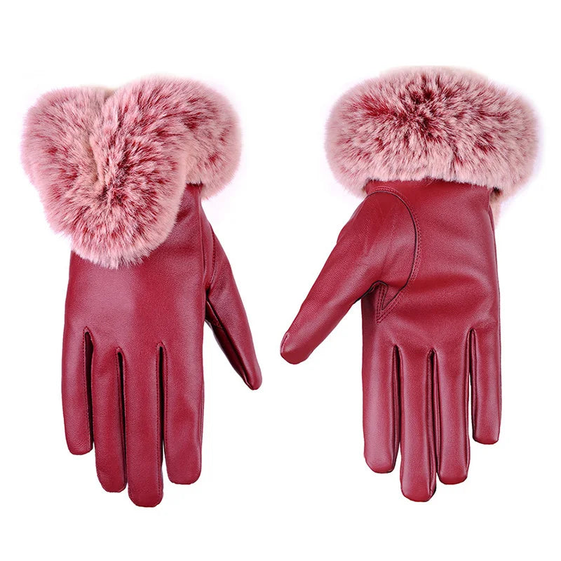 Gants en cuir élégants et chauds
