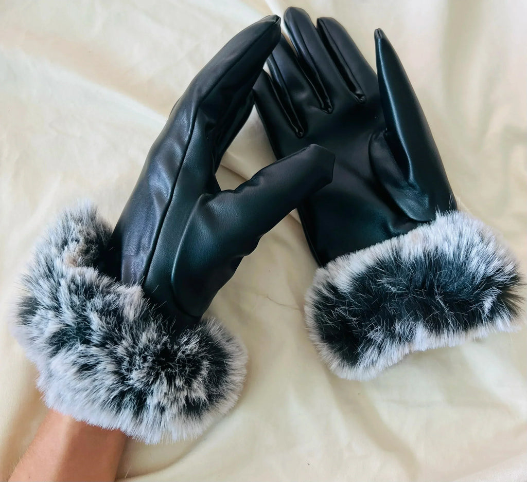 Gants en cuir élégants et chauds