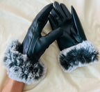 Gants en cuir élégants et chauds