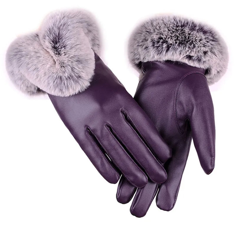 Gants en cuir élégants et chauds