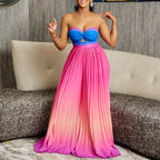 Combinaison bustier pantalon larges - Chic&Shines