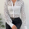 Chemise à manches longues découpe asymétrique - Chic&Shines