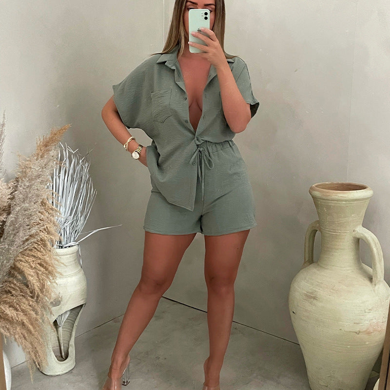 Ensemble Chemisette et Shorts d'été - Chic&Shines