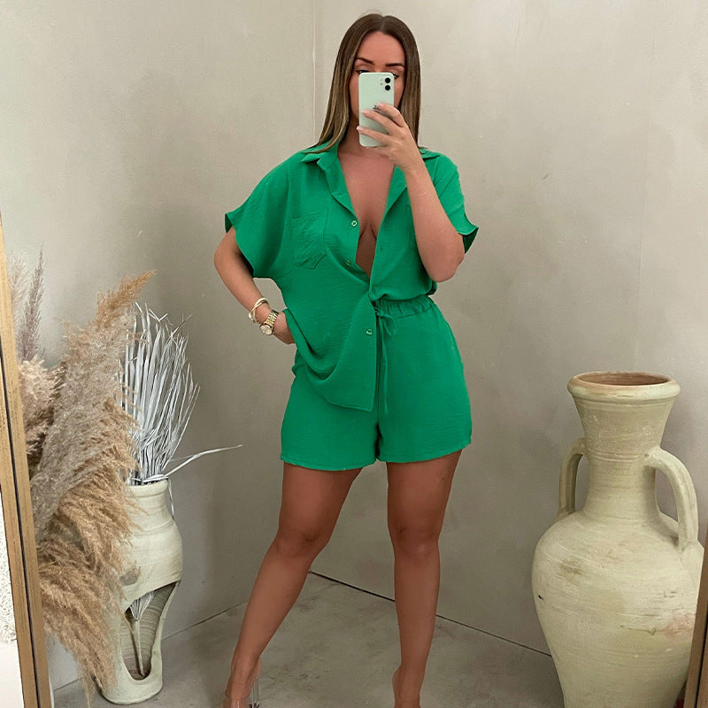 Ensemble Chemisette et Shorts d'été - Chic&Shines