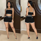 Ensemble haut court à bretelles et short - Chic&Shines