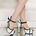 Talon aiguille à sangle plateforme peep toe - Chic&Shines