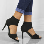 Talon aiguille à bout ouvert - Chic&Shines