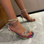 Talons avec nœud en strass - Chic&Shines