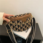 Sac banane à motif géométrique