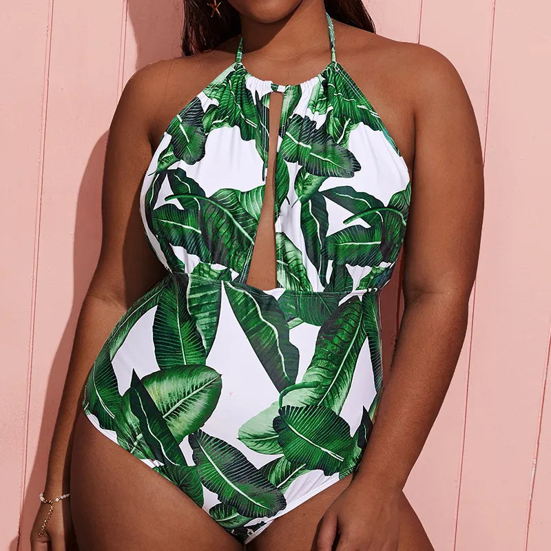Maillot De Bain Une Pièce Licou, Ajouré, Dos Nu - Chic&Shines