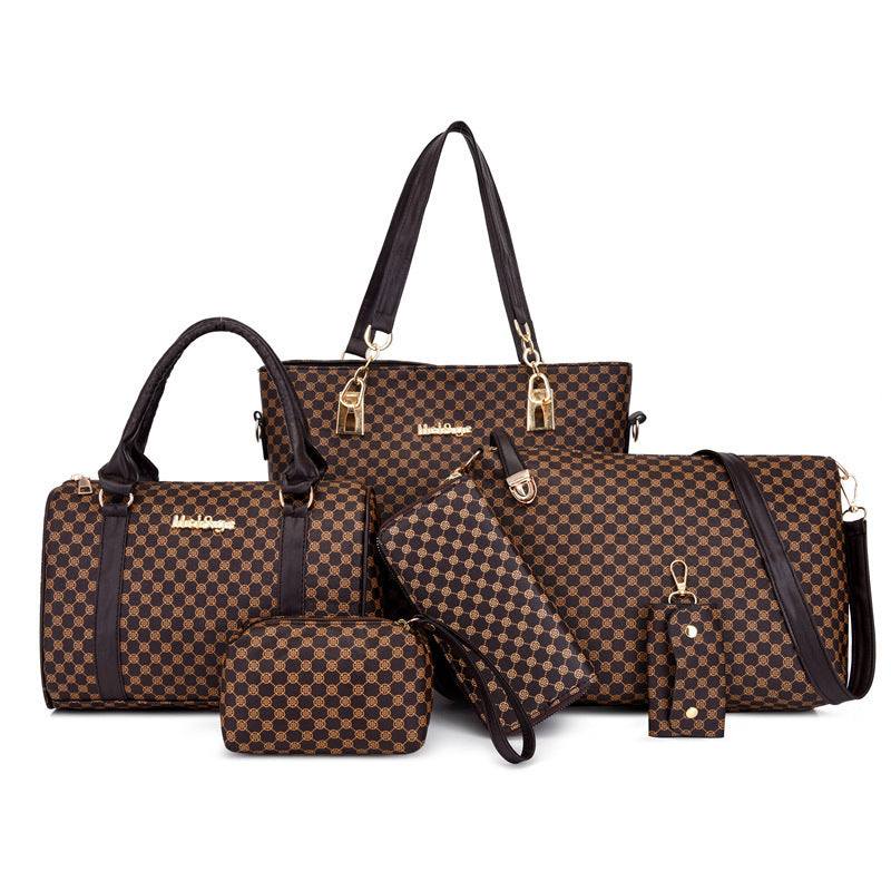 Ensemble 6 pièces assortie de Sac À Bandoulière et Portefeuille