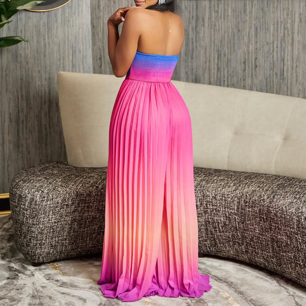 Combinaison bustier pantalon larges
