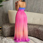 Combinaison bustier pantalon larges