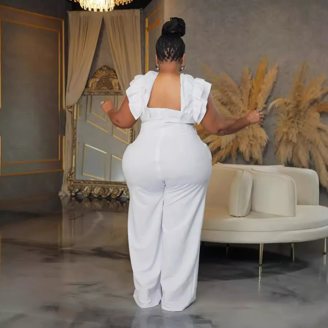 Combinaison pantalon à bretelles sans manches