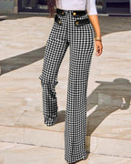 Pantalons Crayon Taille Haute imprimée - Chic&Shines