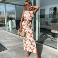 Robe longue Fendue Sans Manches décontractée - Chic&Shines
