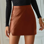 Jupe crayon taille haute irrégulière - Chic&Shines