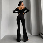 Combinaison Pantalon À Manches Longues