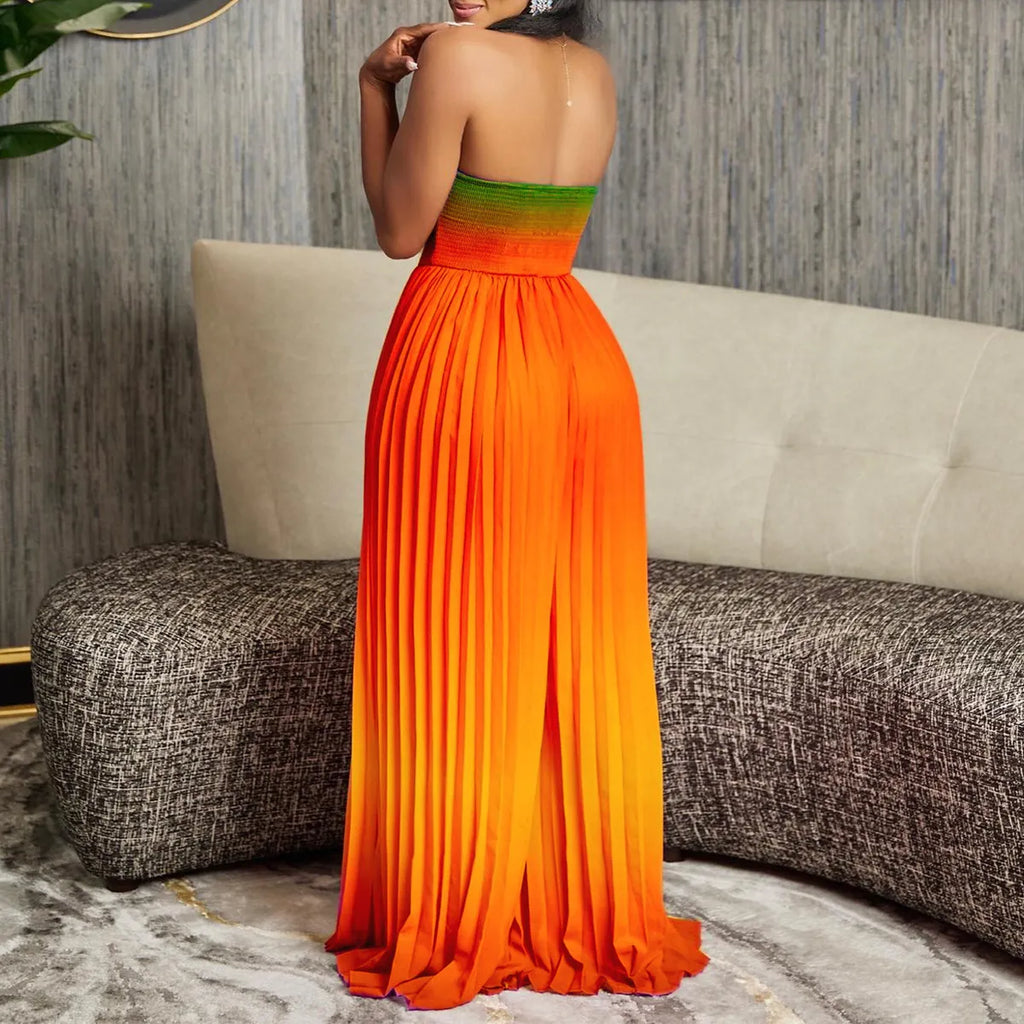 Combinaison bustier pantalon larges