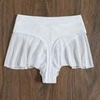 Lots 2 shorts string maillot de bain en maille à volants