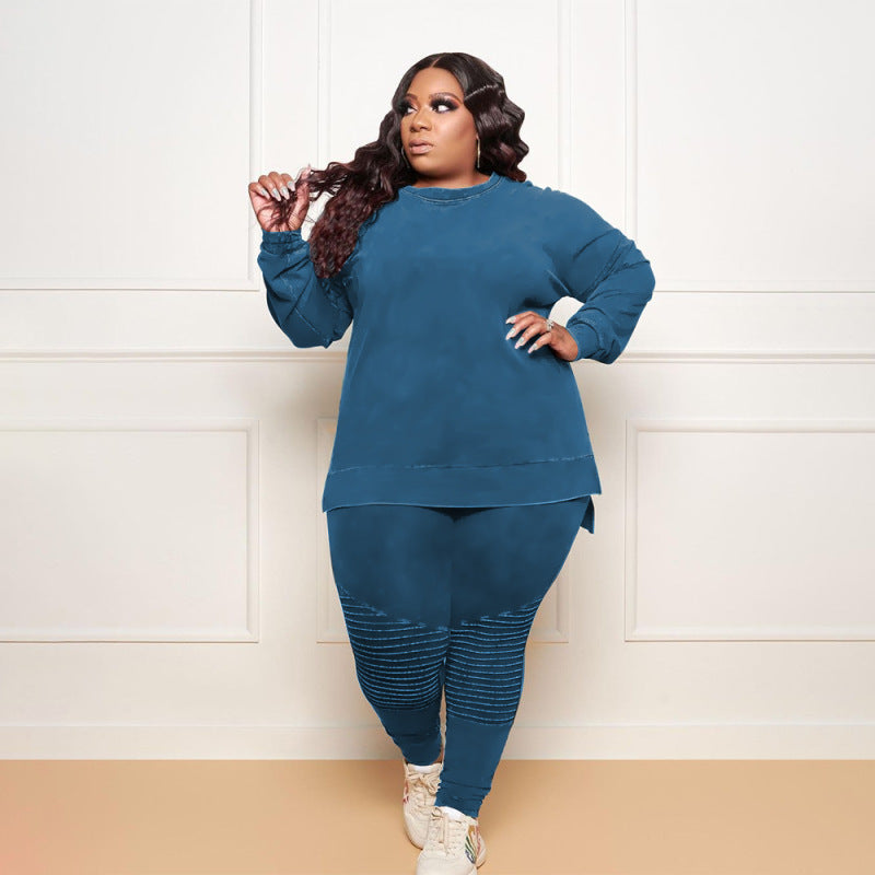 Ensemble Haut Manches Longues Jogging - Chic&Shines