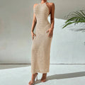 Robe Creuse En Tricot Dos Nu - Chic&Shines