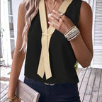 Haut sans manches col v - Chic&Shines