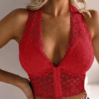 Haut court sans manches en dentelle - Chic&Shines