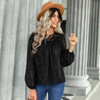 Chemisier Manches Longues En Mousseline De Soie - Chic&Shines