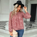 Chemisier Manches Longues En Mousseline De Soie - Chic&Shines