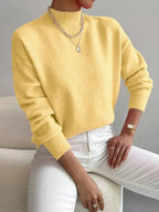 Pull classique à col roulé – Pull en maille douce pour une élégance sans effort
