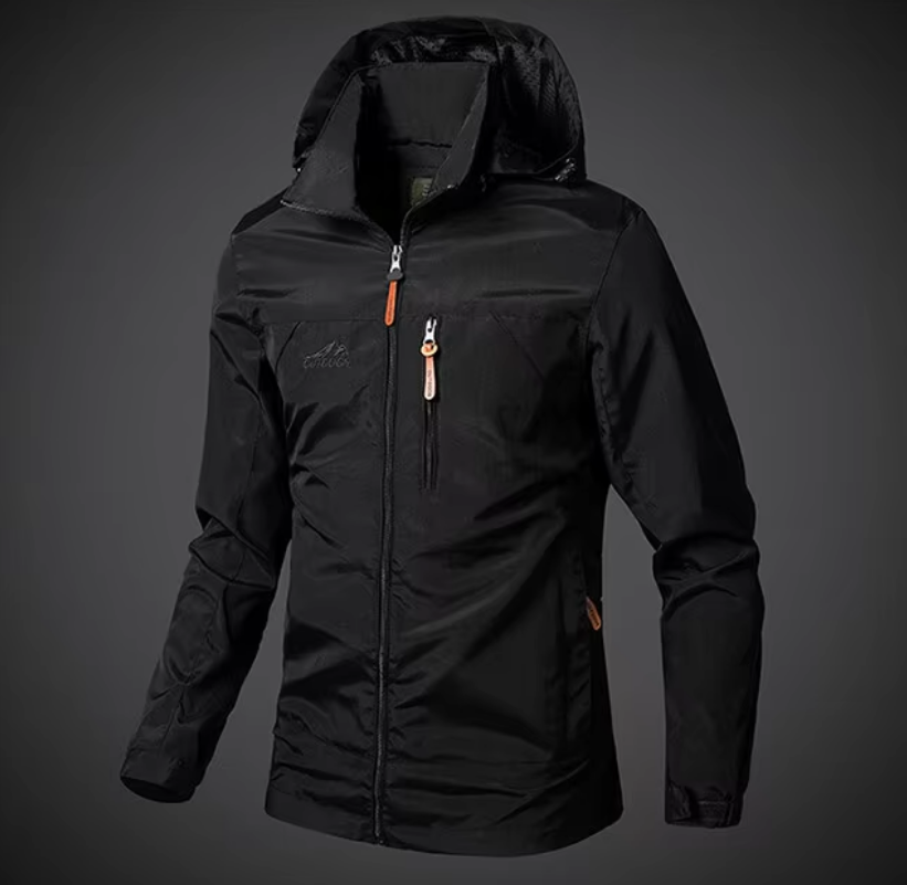 Men's Waterproof and Windproof Jacket - Arvid - Autumn Edition