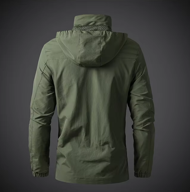 Men's Waterproof and Windproof Jacket - Arvid - Autumn Edition