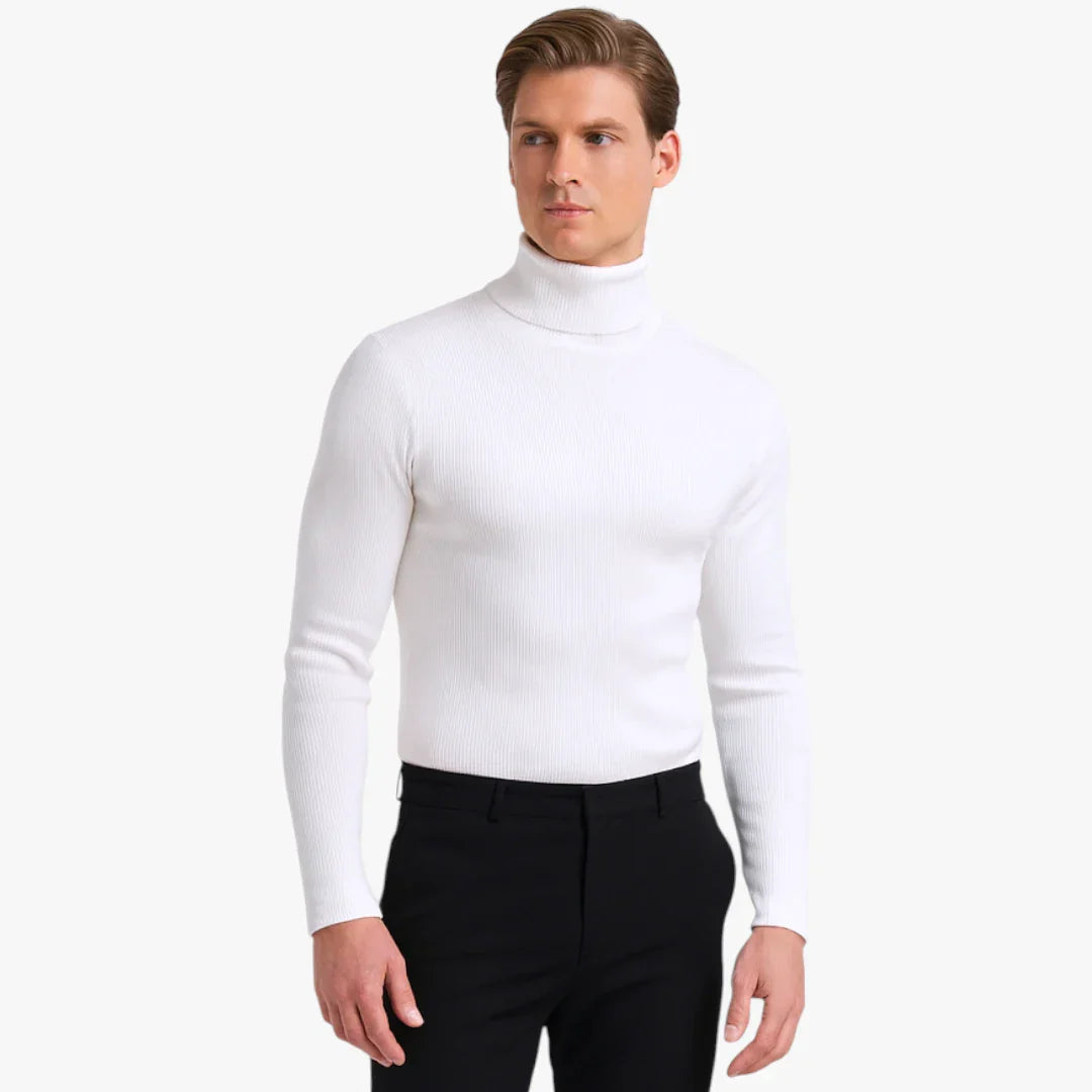 Adrian | Men's elegant and fitted wool sweater