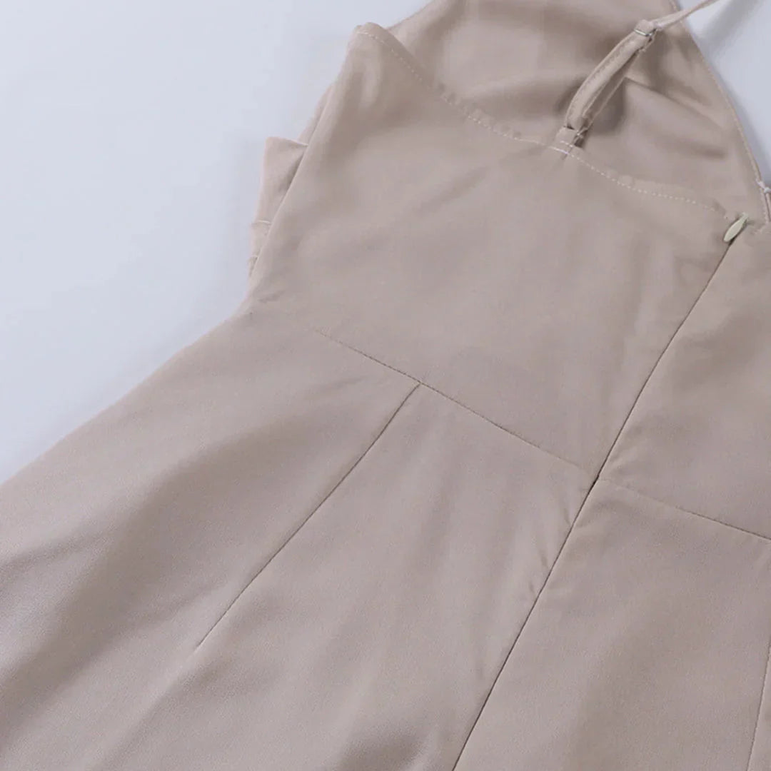Robe chic fendue Mara pour femme – Robe de soirée élégante