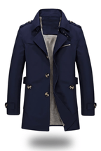 Trench-coat classique à col revers