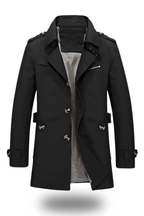Trench-coat classique à col revers