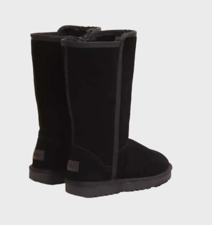 Mylene | bottes d'hiver en peau de mouton chaudes et imperméables avec fermeture éclair