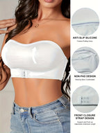 Soutien-gorge de sport sans coutures pour femme, avec bande antidérapante et coupe confortable