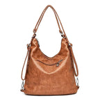 ODALIS - Sac à main avec bandoulière en cuir et poches multiples