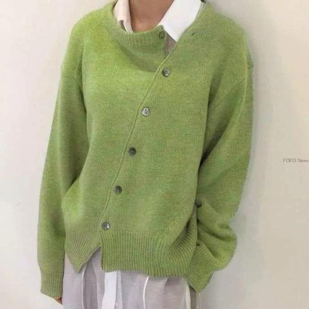Pull cache-cœur luxueux en laine douce pour femme