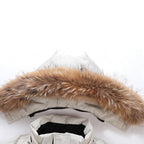 Men's Warm Thick Parka Comfortable Winter Jacket with Fur Hood