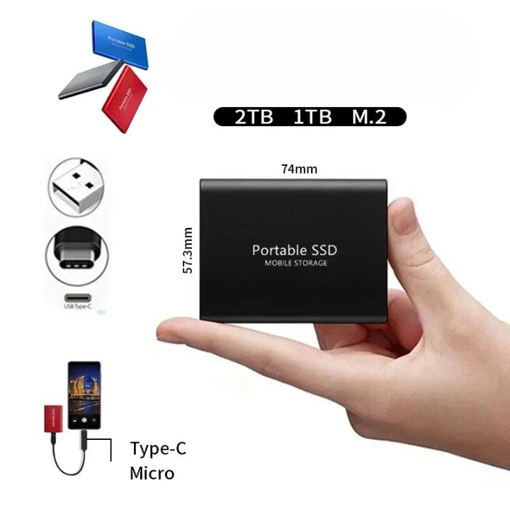 Portable external SSD