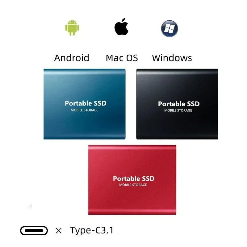 Portable external SSD