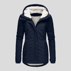 Manteau polaire manches longues à capuche - Chic&Shines