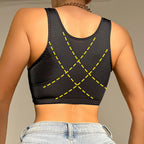 Soutien-Gorge attache devant en maille de couleur unie