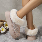 chaussures automne hiver à paillettes
