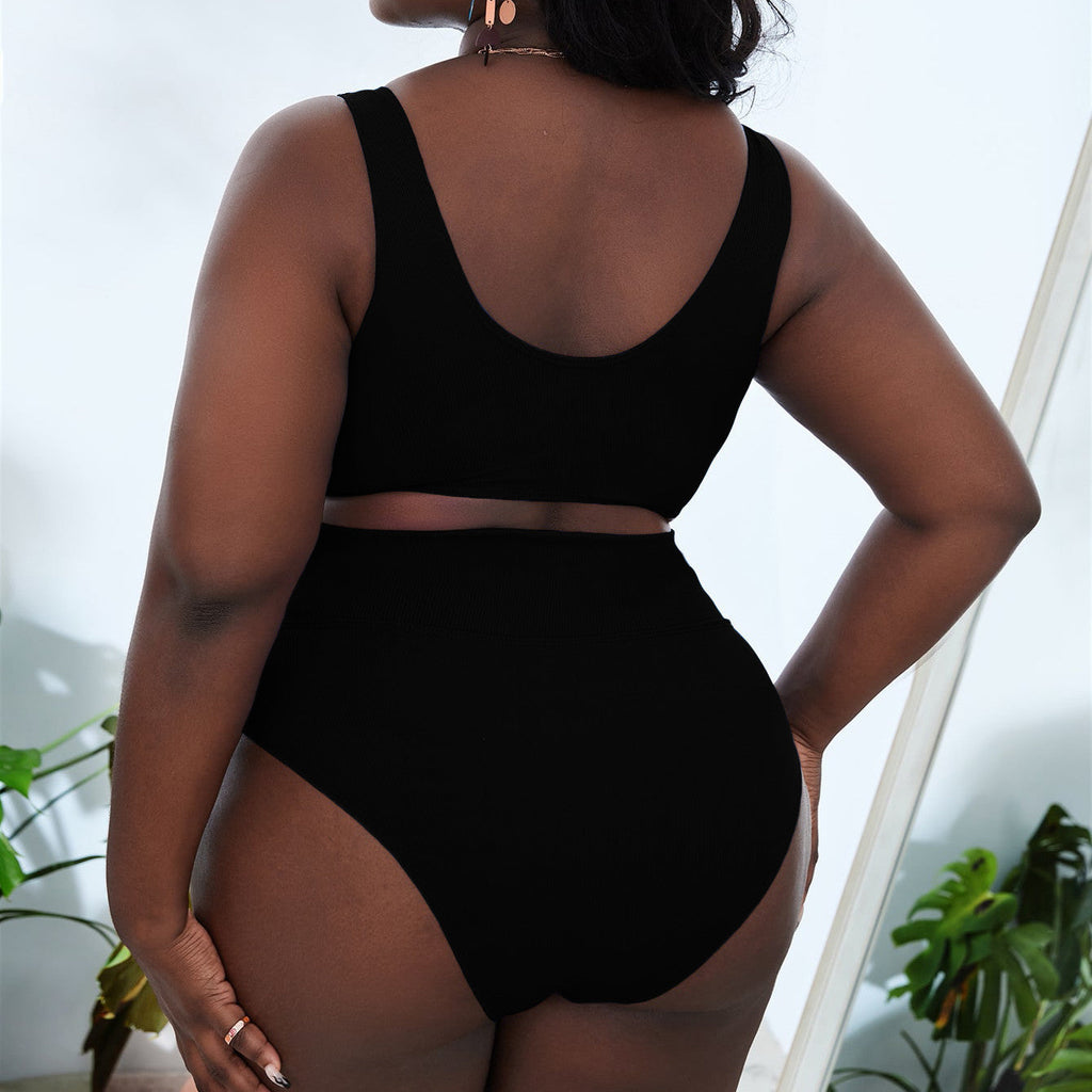Maillots De Bain bikini 2 pièces lacet avant