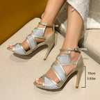 Chaussure à talons creux et bout ouvert - Chic&Shines