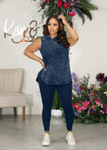 Ensemble Haut Sans Manches Pantalon Leggings - Chic&Shines